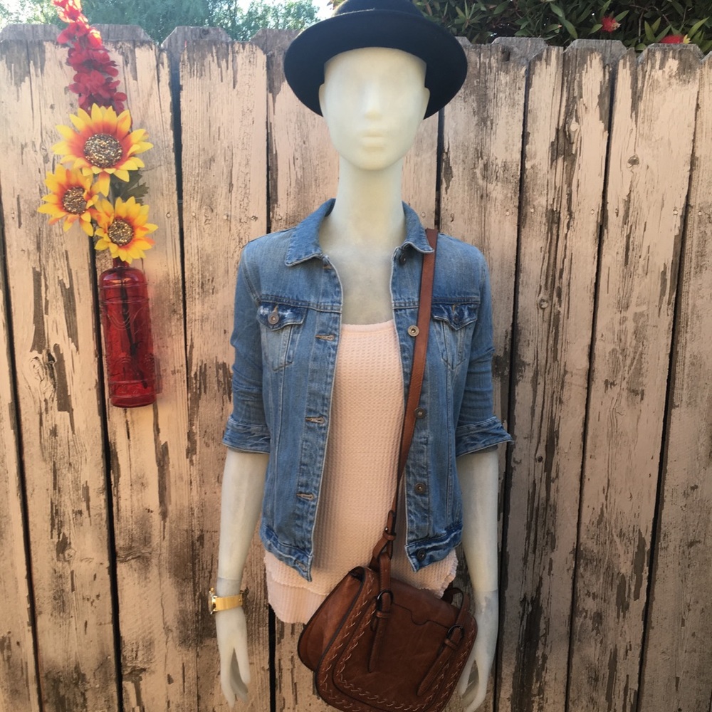 Distressed Jean Jacket